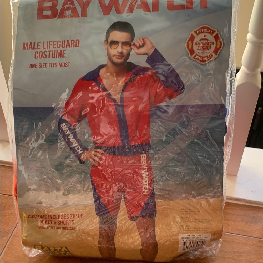 Baywatch MENS Costume. New In The Pack